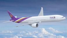 Rendering of Thai liveried B-777. Image: Boeing